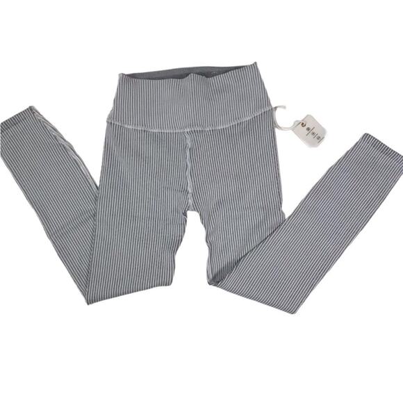 GOOD AMERICAN Seamless Wide Rib Leggings Women Sz 1/2 Athletic Outdoor Yoga NWT - Picture 5 of 11